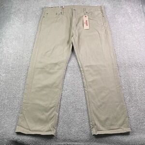 NEW Levis 559 Pants Mens 40x30 Tan Khaki Relaxed Straight Twill Chino NWT